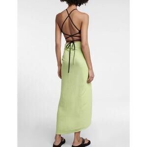 JONATHAN SIMKHAI Denver beach cover-up Skirt Lime Green 1 Size NWT